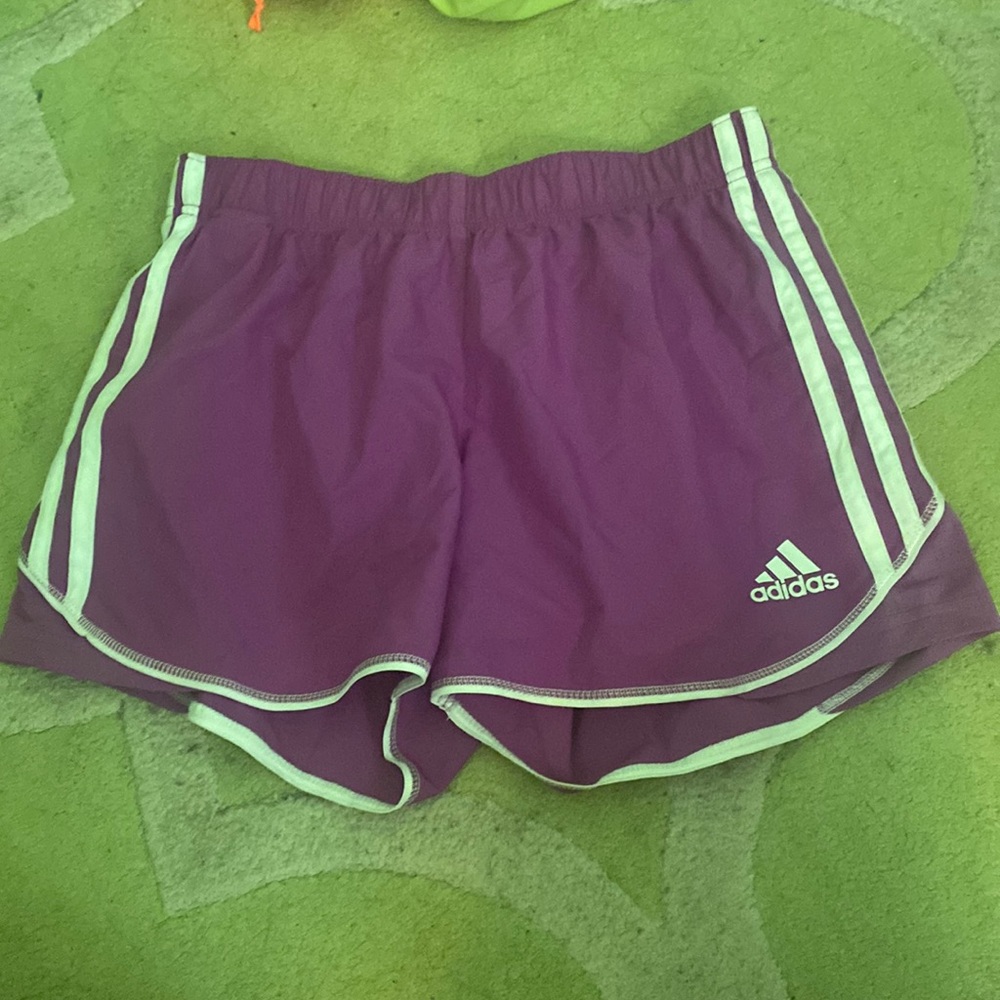 Purple Adidas Shorts